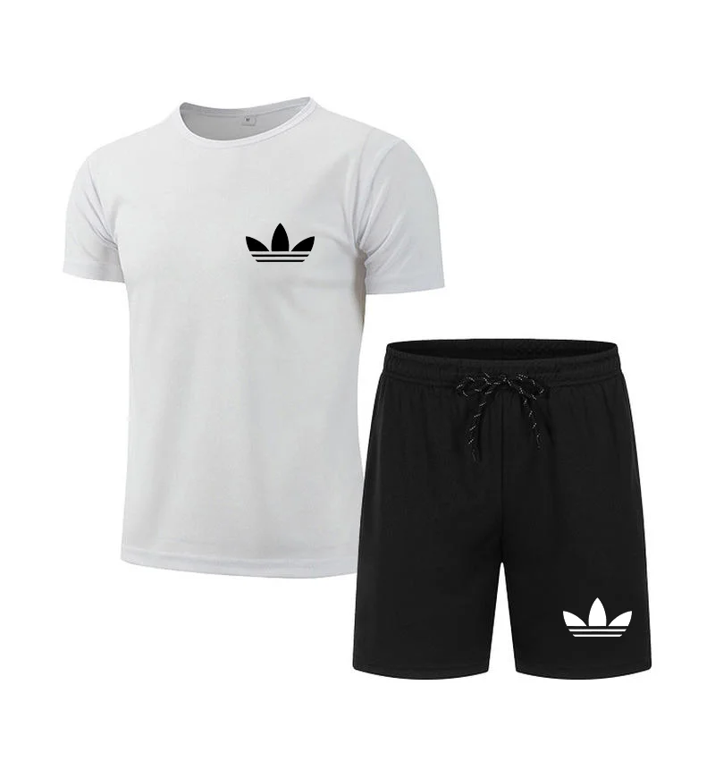 2025 Summer New Men's Brand Set Fashion Quick drying Sportswear Short sleeved T-shirt+Sports Shorts Casual Clothing Jogging
2025 Summer New Men's Brand Set Fashion Quick drying Sportswear Short sleeved T-shirt+Sports Shorts Casual Clothing Jogging