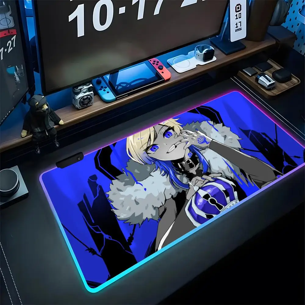 Blue LockS Mouse Pad Gaming Rgb Mousepad Backlit Keyboard Gamer Girl Trend Xxl Laptop Mat Table Pads Deskpad
Blue LockS Mouse Pad Gaming Rgb Mousepad Backlit Keyboard Gamer Girl Trend Xxl Laptop Mat Table Pads Deskpad