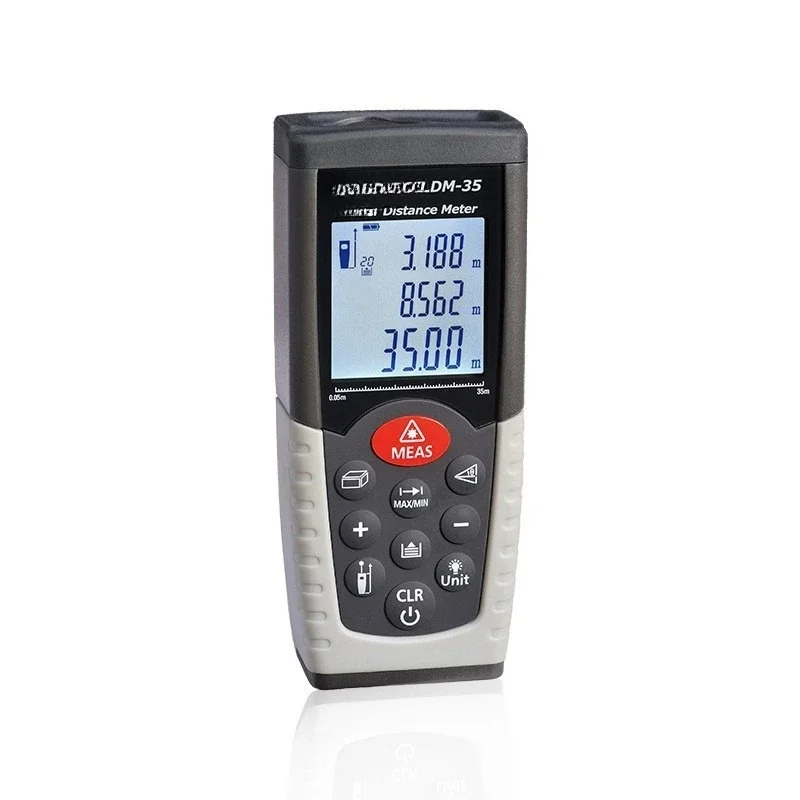 Laser rangefinder High precision infrared rangefinder Laser electronic ruler Handheld measuring room instrument
Laser rangefinder High precision infrared rangefinder Laser electronic ruler Handheld measuring room instrument