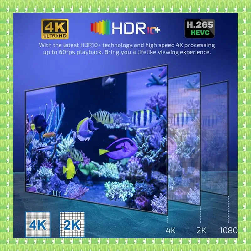 TV98 TV Box 2G+16G 2.4G &5G Wifi Allwinner H313 4Kx2k Android 12 Set-Top Box TV98 Media Player Durable Easy Install US Plug
TV98 TV Box 2G+16G 2.4G &5G Wifi Allwinner H313 4Kx2k Android 12 Set-Top Box TV98 Media Player Durable Easy Install US Plug