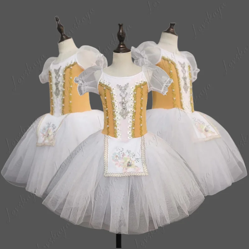 Children's Ballet Dress Long-style Performance Outfit, Girl's Puff-sleeved Dress, Little Swan-style Robe Performance Attire
Children's Ballet Dress Long-style Performance Outfit, Girl's Puff-sleeved Dress, Little Swan-style Robe Performance Attire