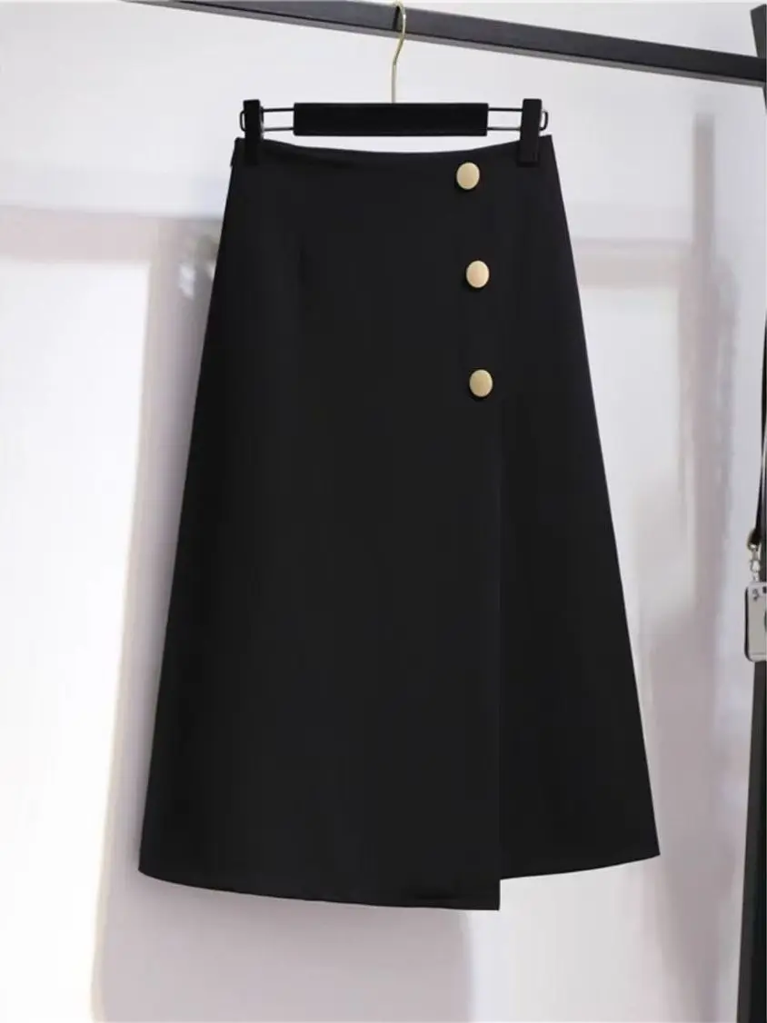 Korean Sle A-Line Skirt High Waist Loose Fit Belly Covering Casual Commute Polyester Fiber Spring Autumn plus Size Skirt
Korean Sle A-Line Skirt High Waist Loose Fit Belly Covering Casual Commute Polyester Fiber Spring Autumn plus Size Skirt