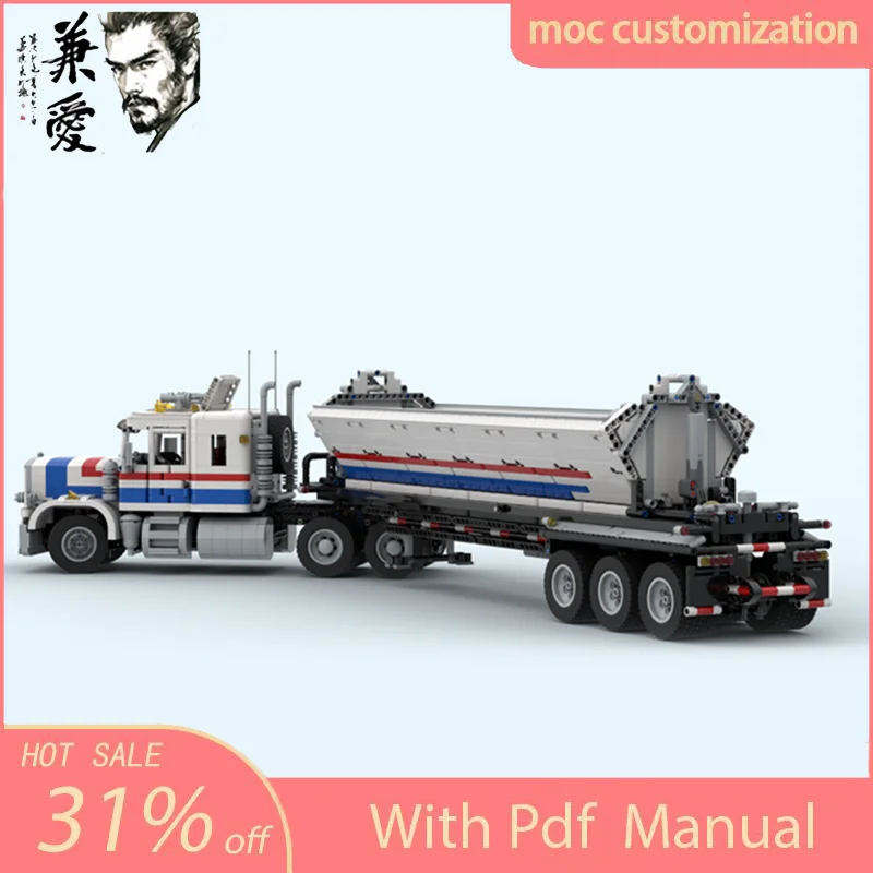 2577PCS Moc Side Dump Trailer Full Rig Technology Creative Brick Toy Birthday Model Building FestivalKids Adult Gift Blocks
2577PCS Moc Side Dump Trailer Full Rig Technology Creative Brick Toy Birthday Model Building FestivalKids Adult Gift Blocks