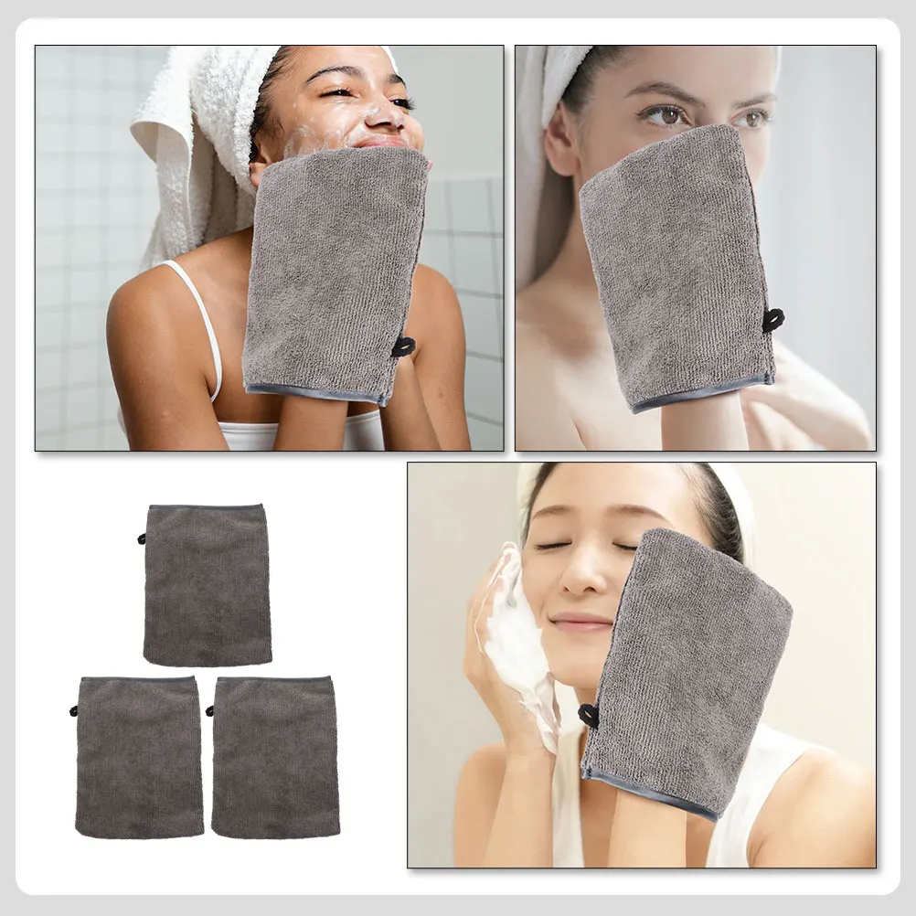Fiber Makeup Remover Gloves Face Cleaning Mitts Scrubber Reusable Travel Size Exfoliating Facial Glove Set Washable Practical
Fiber Makeup Remover Gloves Face Cleaning Mitts Scrubber Reusable Travel Size Exfoliating Facial Glove Set Washable Practical