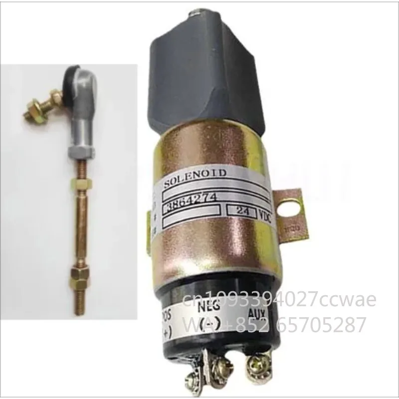 24V Shutoff Stop Solenoid Valve 3864274 1751-2467U1B1S5A for Hyundai R200 210 215 225-5-7 B5.9 Cummins Engine Excavator Parts
24V Shutoff Stop Solenoid Valve 3864274 1751-2467U1B1S5A for Hyundai R200 210 215 225-5-7 B5.9 Cummins Engine Excavator Parts