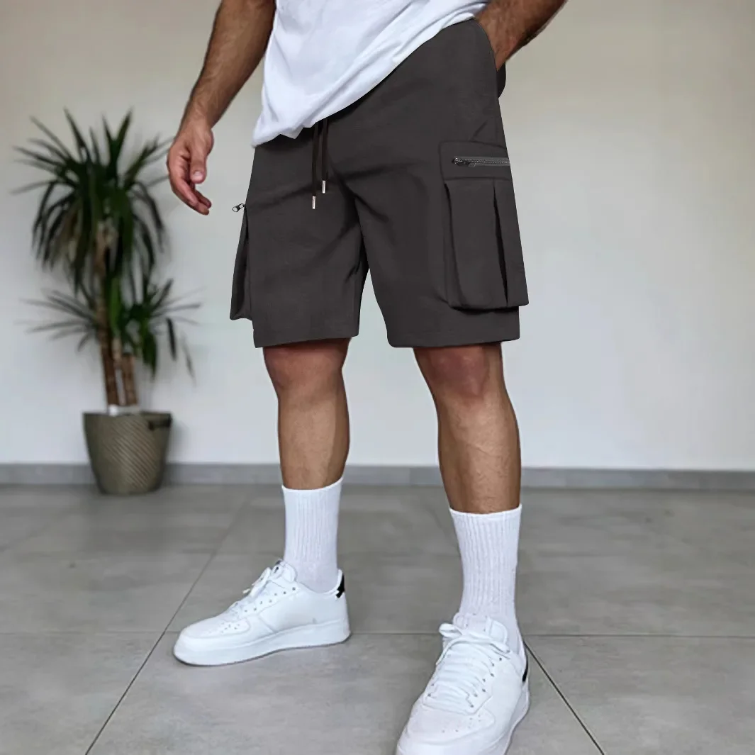 2026 Summer New Fashion Men's Solid Color Loose Drawstring Multi Pocket Shorts Casual Trendy Thin Cargo Shorts Male Clothes
2026 Summer New Fashion Men's Solid Color Loose Drawstring Multi Pocket Shorts Casual Trendy Thin Cargo Shorts Male Clothes