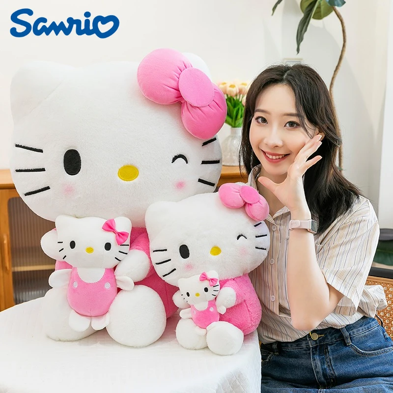45/60/75 см большой размер Sanrio Hello Kitty плюшевые игрушки мультфильм аниме Peluche Kawaii орнамент удобная мягкая кукла детская игрушка в подарок
45/60/75 см большой размер Sanrio Hello Kitty плюшевые игрушки мультфильм аниме Peluche Kawaii орнамент удобная мягкая кукла детская игрушка в подарок
