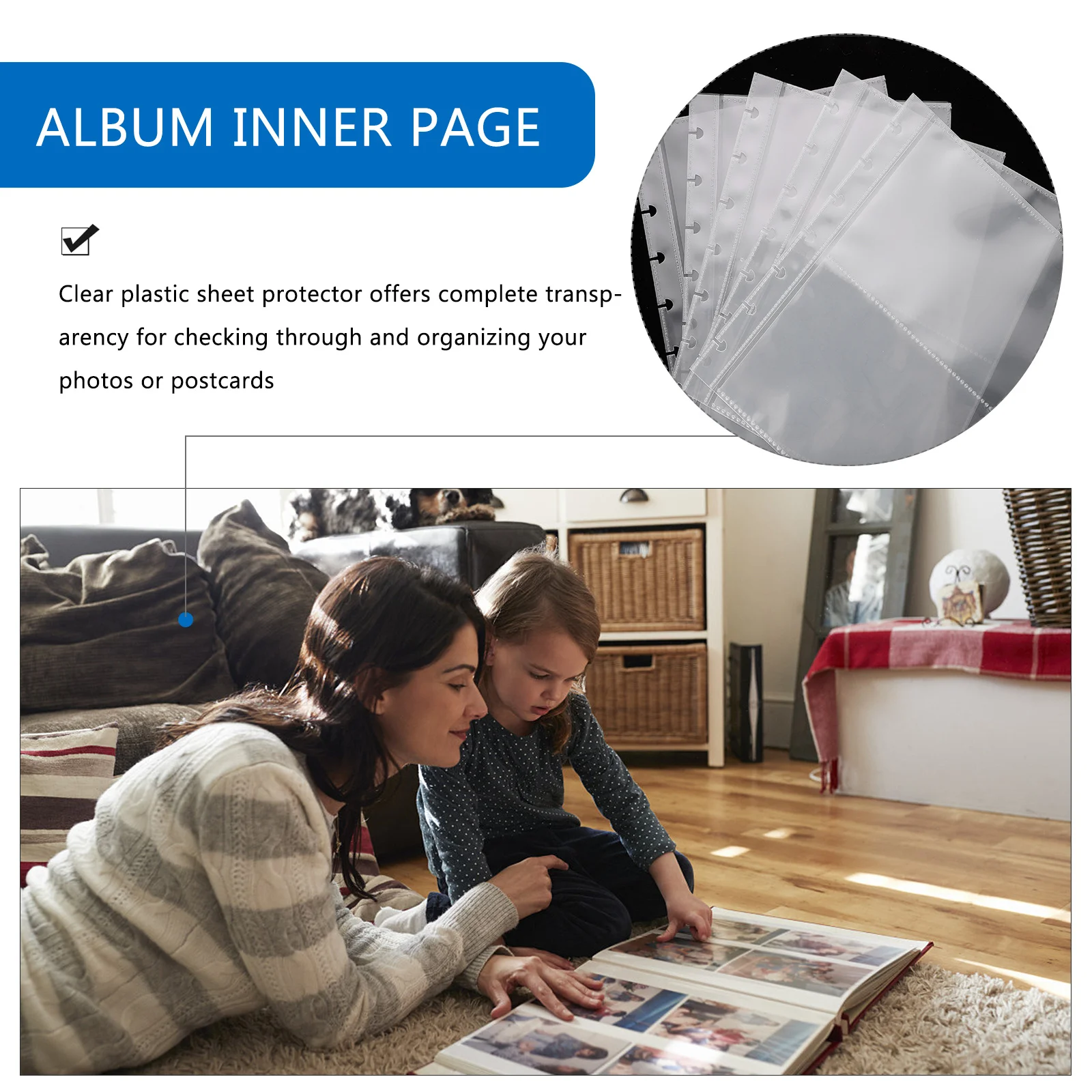 25Pcs Photo Album Replacement Sleeves Transparent Plastic Covers Protective Photo Sleeves Practical Dust Moisture Resistant
25Pcs Photo Album Replacement Sleeves Transparent Plastic Covers Protective Photo Sleeves Practical Dust Moisture Resistant