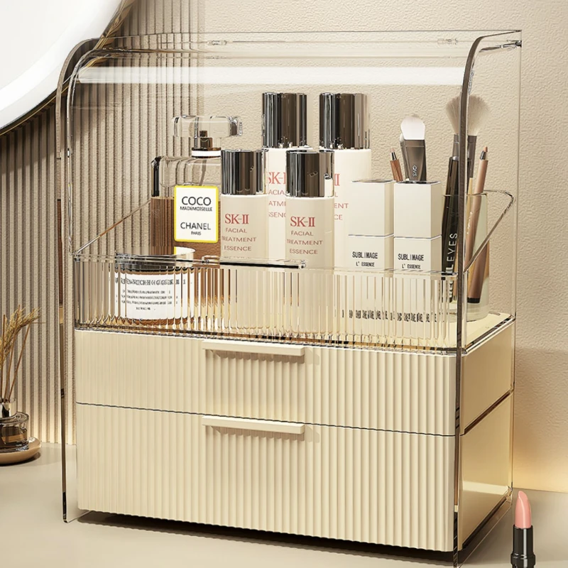 ZC Cosmetics Storage Box Large Capacity Desktop Storage Box Dustproof Storage Rack
ZC Cosmetics Storage Box Large Capacity Desktop Storage Box Dustproof Storage Rack