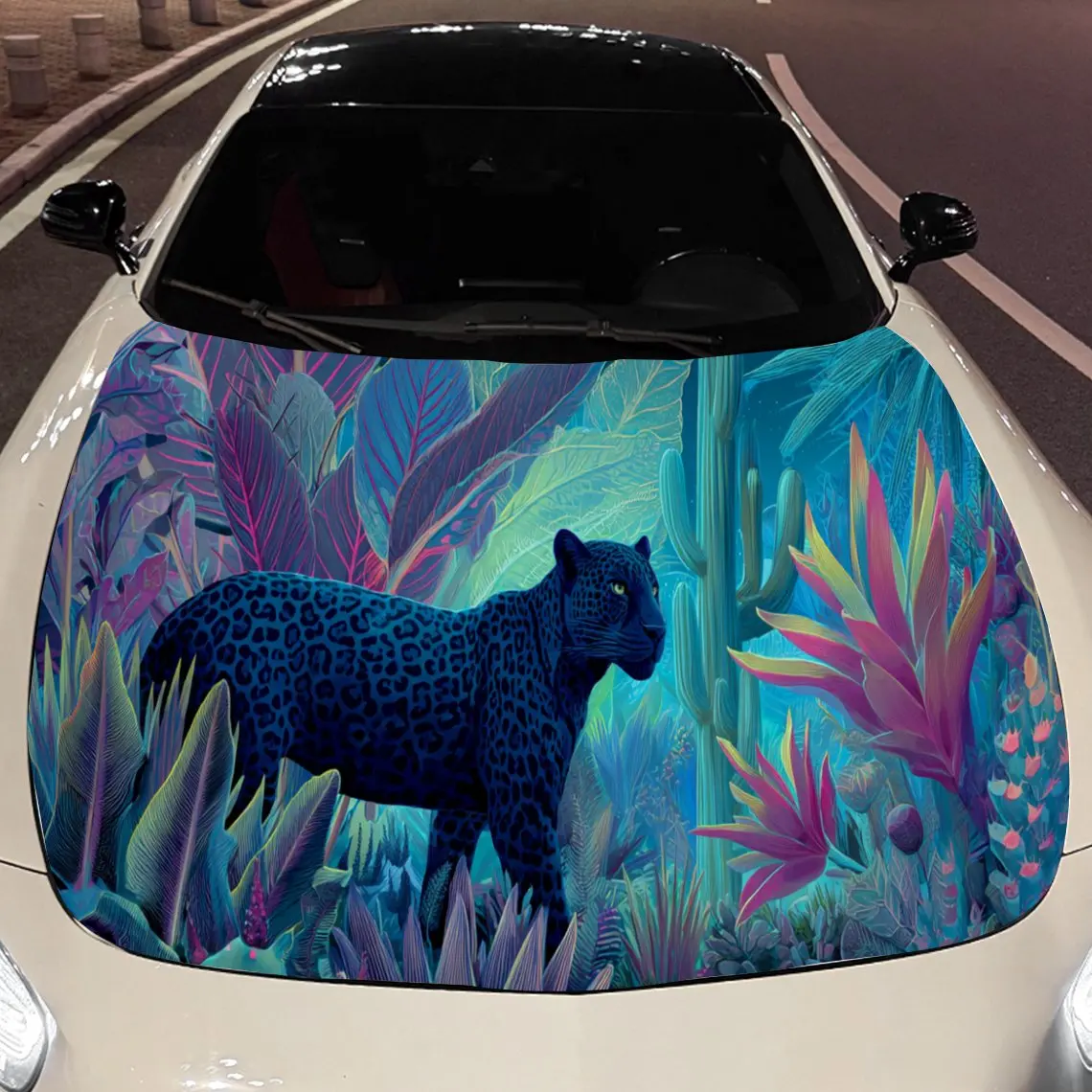 Magical Neon Panther Car Hood Stickers - Self-Adhesive, Waterproof and Durable Vinyl Wrap, Decorate And Protect Your Car, Fit Fo
Magical Neon Panther Car Hood Stickers - Self-Adhesive, Waterproof and Durable Vinyl Wrap, Decorate And Protect Your Car, Fit Fo