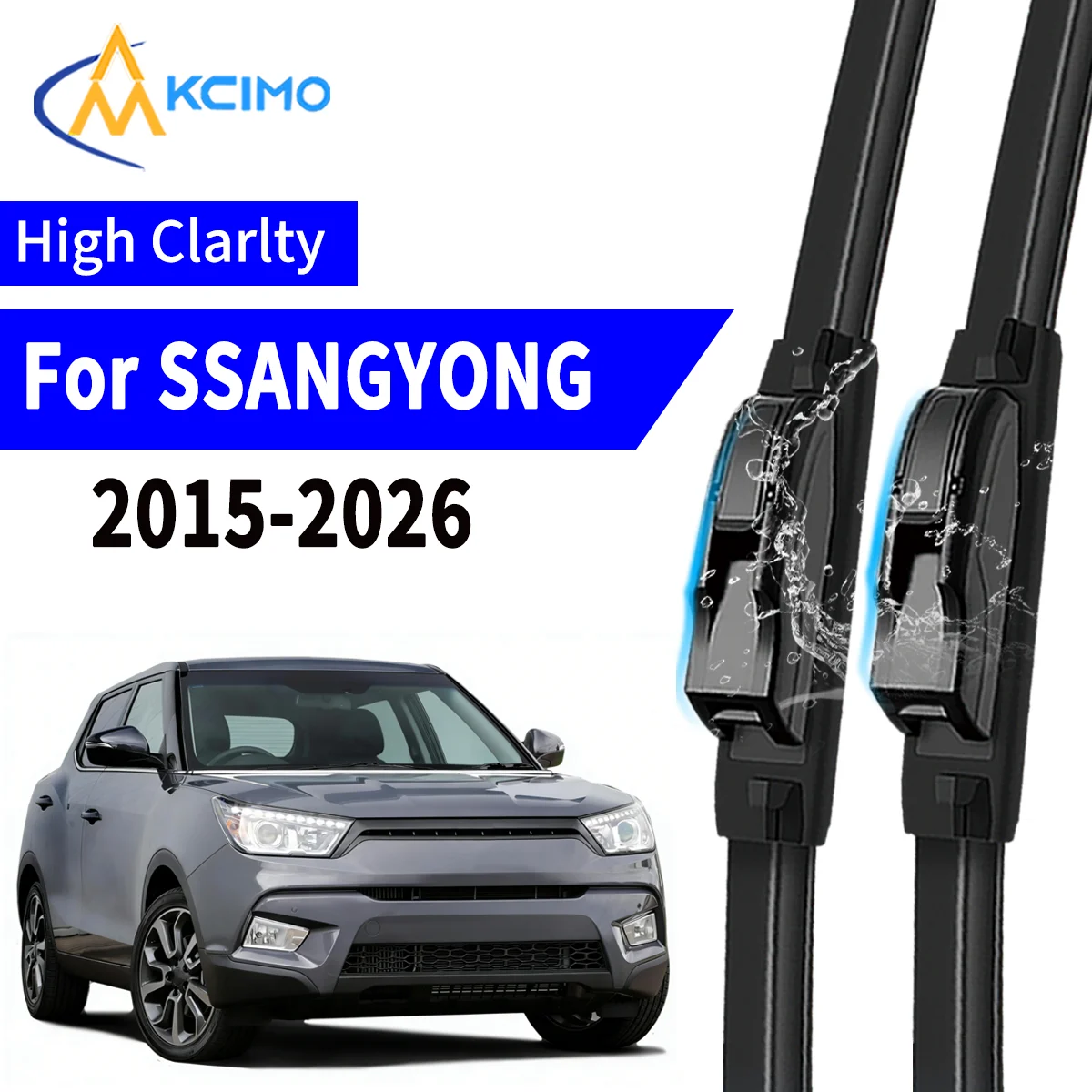 Premium 2Pcs Windshield Wiper Blades for SSANGYONG Tivoli suv 15-26 Easy Snap On Installation Streak Free Cleaning All Weather
Premium 2Pcs Windshield Wiper Blades for SSANGYONG Tivoli suv 15-26 Easy Snap On Installation Streak Free Cleaning All Weather