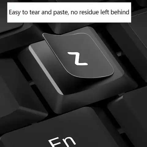 Pegatinas de Letras para Teclado, Pegatinas de Reparación de Teclas de Teclado de Computadora, Pegatinas en Inglés, Pegatinas Autoadhesivas Esmeriladas para Portátil