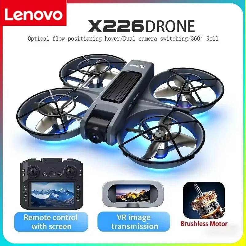 Lenovo X226 Portable RC Drone 8K 4K Camera Hand Screen Remote Controller Long Flight Time Outdoor Aircraft Gift
Lenovo X226 Portable RC Drone 8K 4K Camera Hand Screen Remote Controller Long Flight Time Outdoor Aircraft Gift