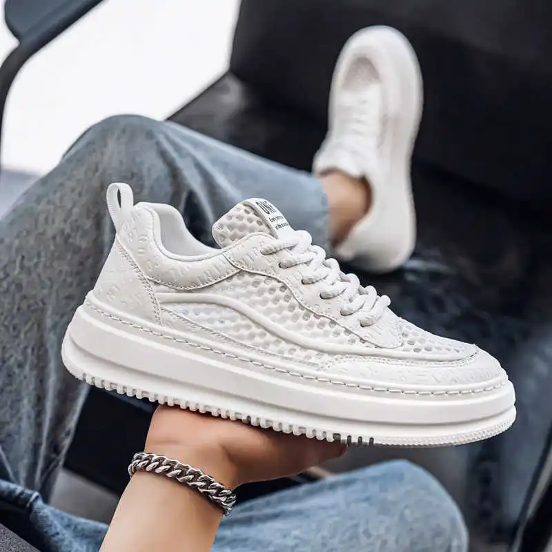 Мужские черные ботинки на высокой платформе In The Forest, вулканизированные кроссовки, белая обувь премиум-класса, мужские спортивные туфли, новинка 2025 года, подарки, обувь
Мужские черные ботинки на высокой платформе In The Forest, вулканизированные кроссовки, белая обувь премиум-класса, мужские спортивные туфли, новинка 2025 года, подарки, обувь