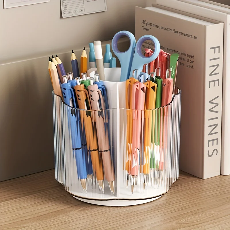 1pc Container For Makeup Brushes, Pen Cups For Desk, Plastic Pencil Holder, Makeup Brush, Stationery Holder For School
1pc Container For Makeup Brushes, Pen Cups For Desk, Plastic Pencil Holder, Makeup Brush, Stationery Holder For School