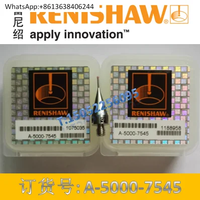 UK Renishaw стилус A-5000-7547/7545 трехмерный трехкоординатный зонд, для обработки станков
UK Renishaw стилус A-5000-7547/7545 трехмерный трехкоординатный зонд, для обработки станков
