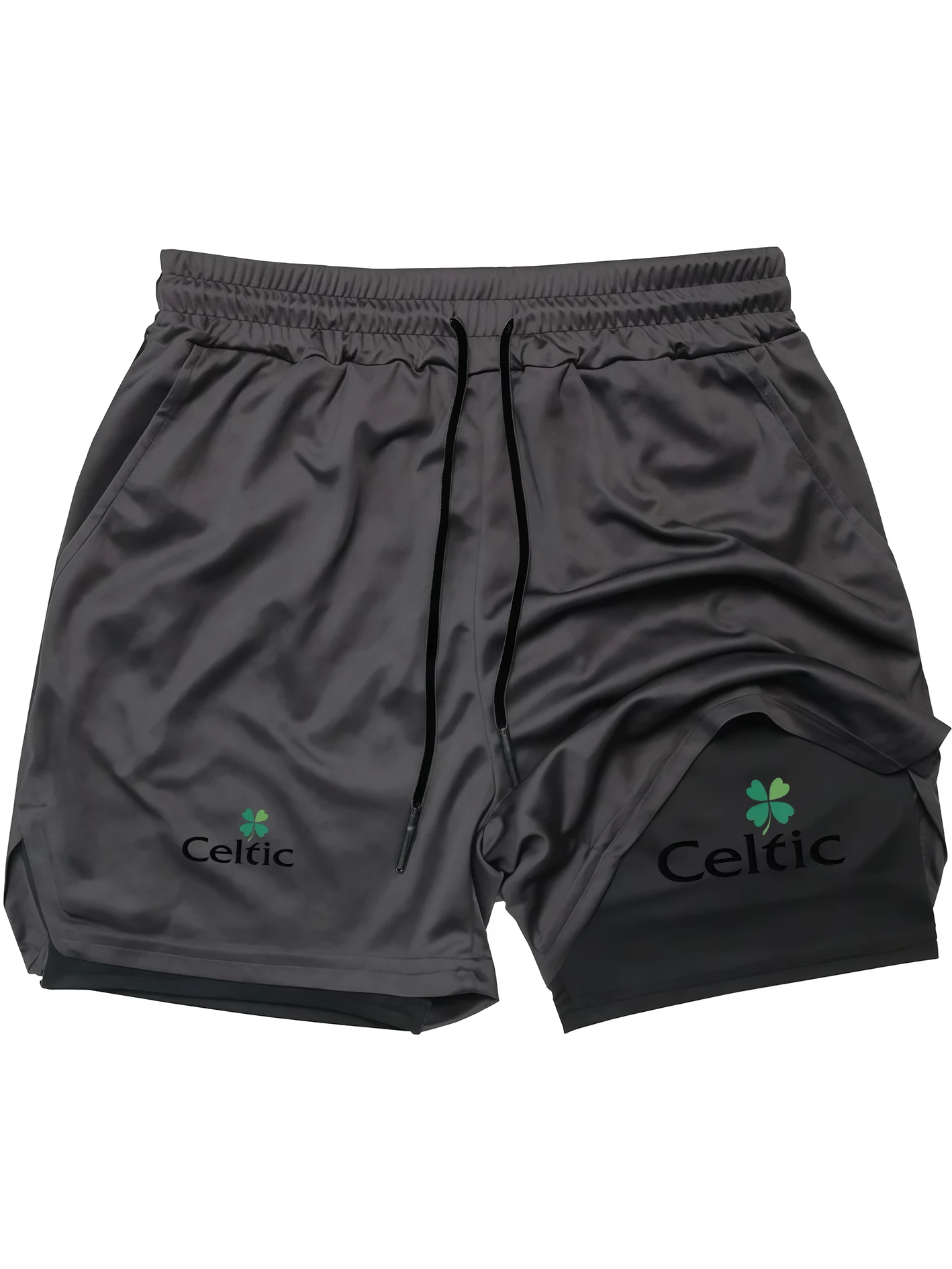 Men's Double Layer Training Shorts Quick Dry Breathable Sports Pants Running Gym Workout Celts Clover Logo Lightweight Activewe
Men's Double Layer Training Shorts Quick Dry Breathable Sports Pants Running Gym Workout Celts Clover Logo Lightweight Activewe