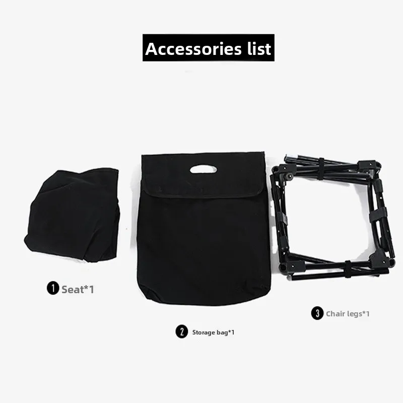 Outdoor Folding Square Camping Moon Chair Aluminum Alloy Height-Adjustable Reclining Portable Fishing Chair Appearance Design
Outdoor Folding Square Camping Moon Chair Aluminum Alloy Height-Adjustable Reclining Portable Fishing Chair Appearance Design