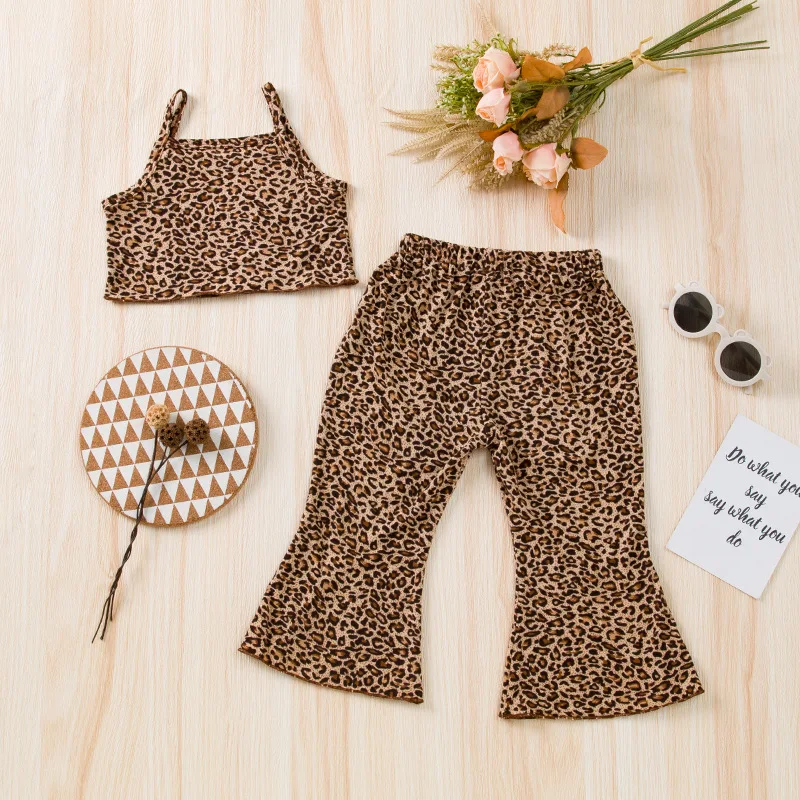 Girls' Internet Celebrity Leopard Print Camisole SetTTrendy Casual Wide-Leg Pants Children's Summer Two-Piece Set Wholesale
Girls' Internet Celebrity Leopard Print Camisole SetTTrendy Casual Wide-Leg Pants Children's Summer Two-Piece Set Wholesale