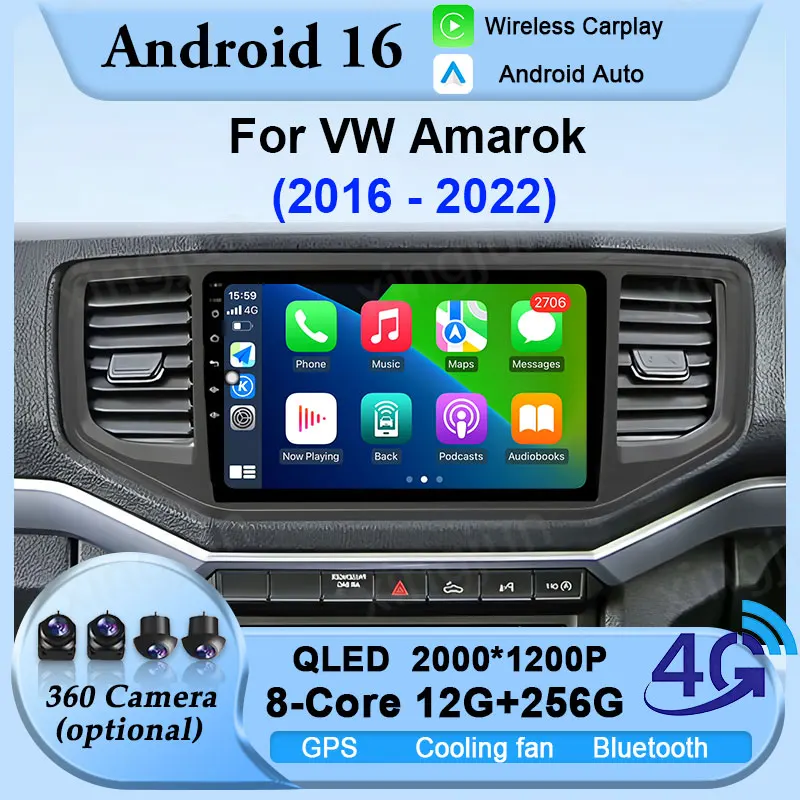 GPS Android 16 Radio Navigation For Volkswagen VW Amarok 2016-2022 Car Player Wireless Carplay Multimedia Head Unit WIFI Auto BT
GPS Android 16 Radio Navigation For Volkswagen VW Amarok 2016-2022 Car Player Wireless Carplay Multimedia Head Unit WIFI Auto BT
