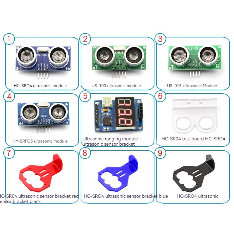 HC-SR04 US-100 US-015 Ultrasonic module Distance ranging module Ultrasonic sensor electronics
HC-SR04 US-100 US-015 Ultrasonic module Distance ranging module Ultrasonic sensor electronics