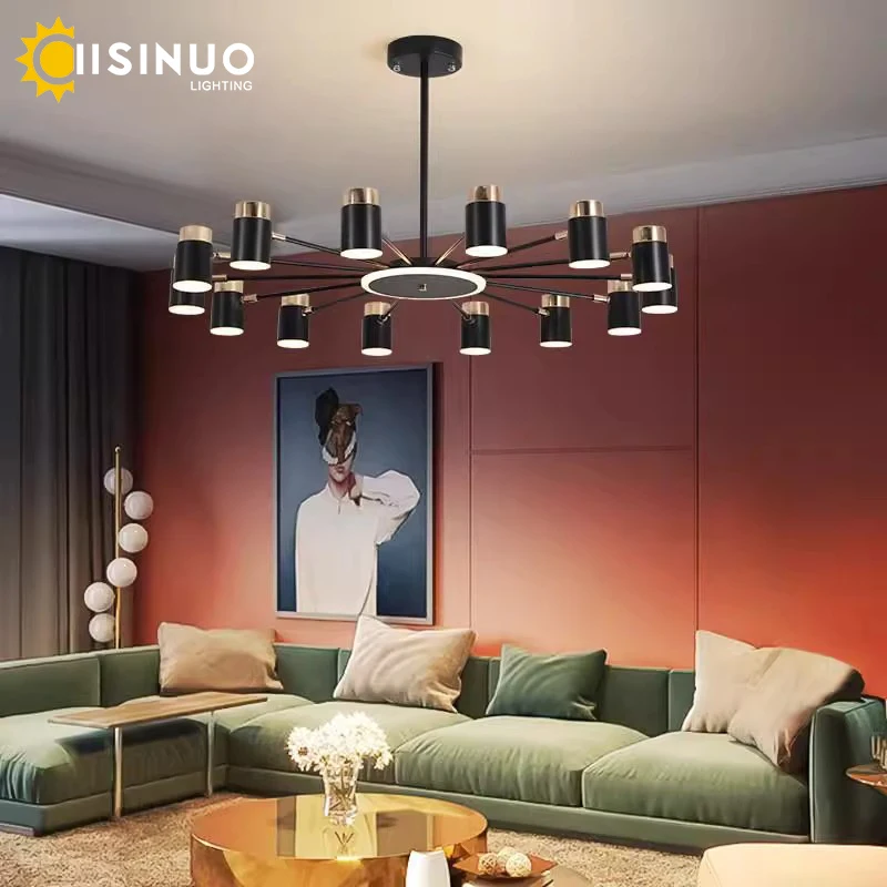 Adjustable Multi-Head Chandelier Nordic LED Flexible Arms Pendant Lighting Minimalist Ceiling Light for Home Living Room Bedroom
Adjustable Multi-Head Chandelier Nordic LED Flexible Arms Pendant Lighting Minimalist Ceiling Light for Home Living Room Bedroom