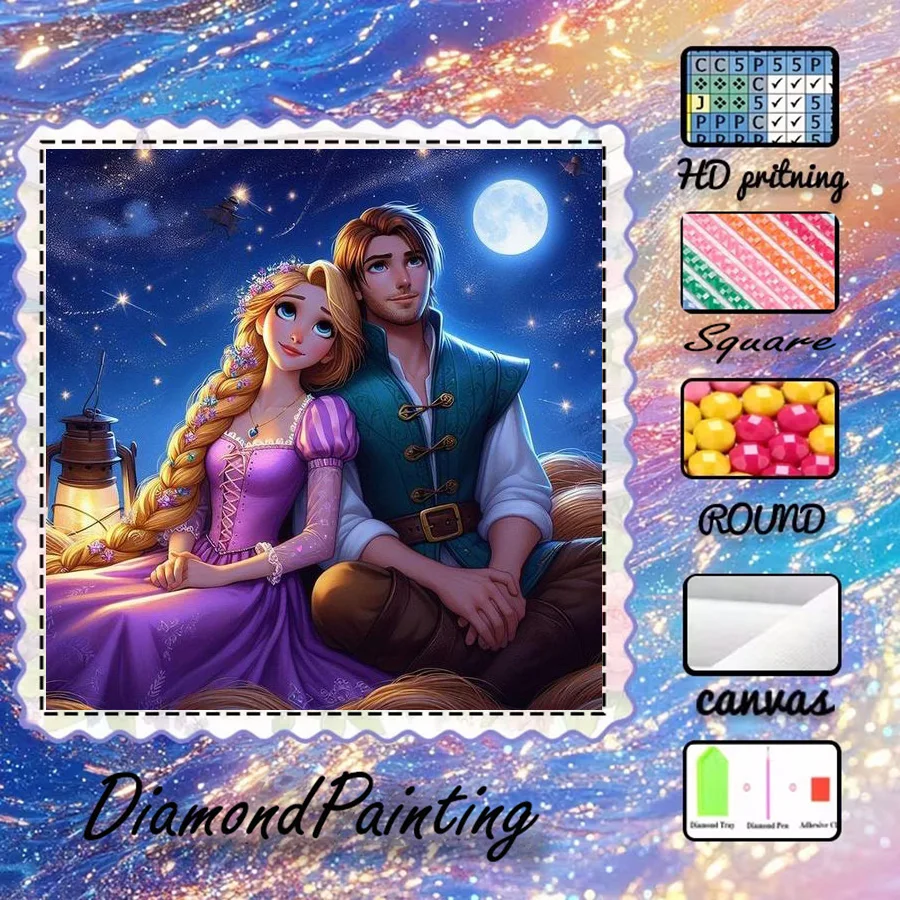 1 piece - Potdemiel-5D-DIY - Flocking cloth - Special drill - Diamond painting set - Long hair, princess - Diamond art
1 piece - Potdemiel-5D-DIY - Flocking cloth - Special drill - Diamond painting set - Long hair, princess - Diamond art