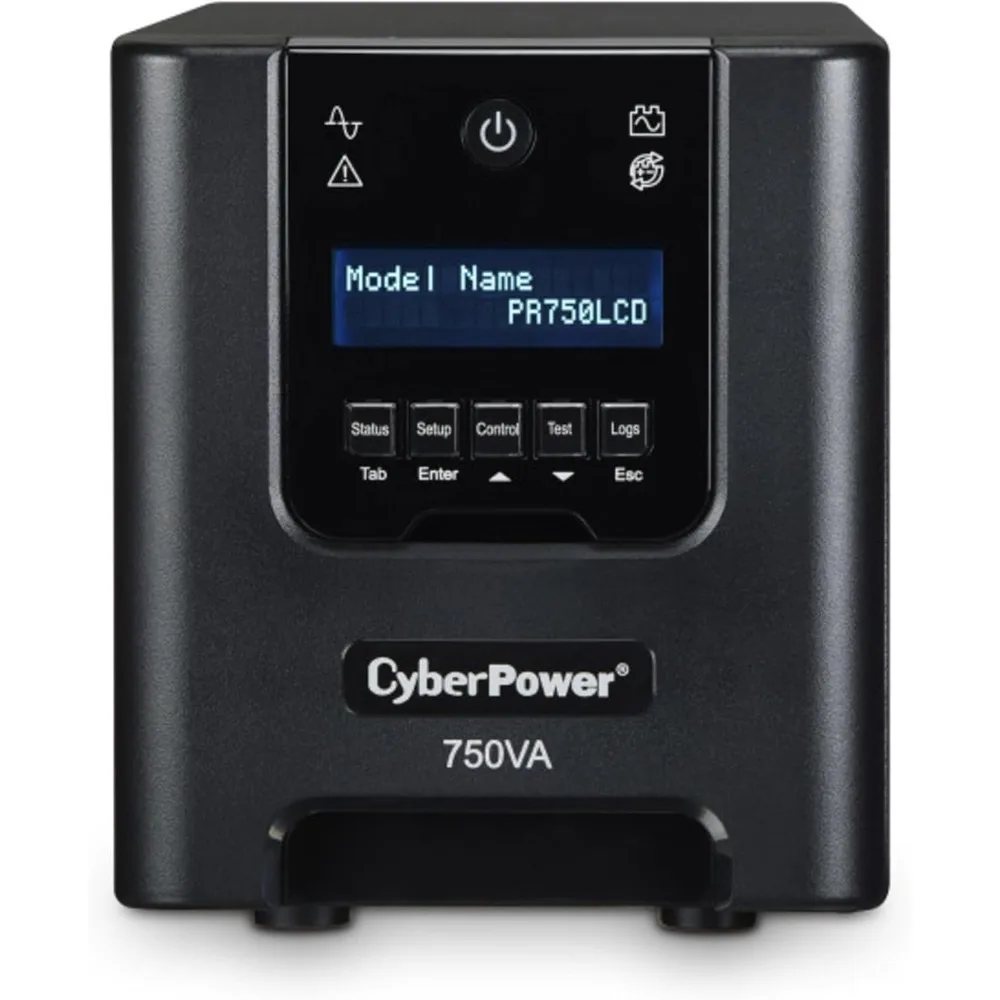 PR750LCD Smart App Синусоидальная система ИБП, 750 ВА/525 Вт, 6 розеток, AVR, Mini-Tower
PR750LCD Smart App Синусоидальная система ИБП, 750 ВА/525 Вт, 6 розеток, AVR, Mini-Tower