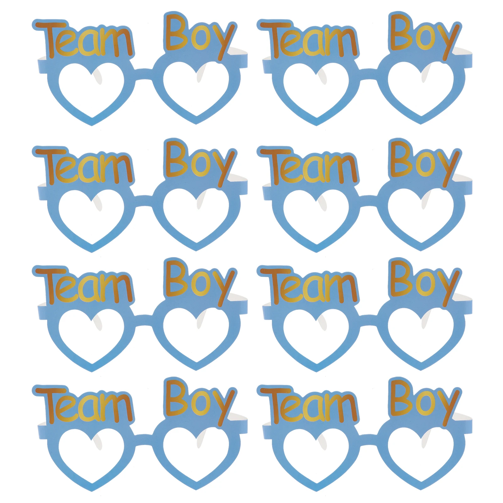 8 pcs Paper Eyeglasses Team Boy Baby Shower Costume Prop Kids First Birthday Masquerade Carnival Party Photo Props Blue
8 pcs Paper Eyeglasses Team Boy Baby Shower Costume Prop Kids First Birthday Masquerade Carnival Party Photo Props Blue