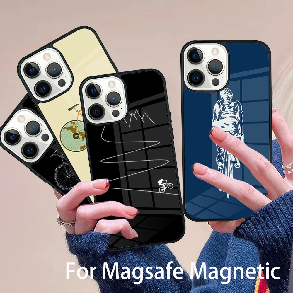 Bike Bicycle Cycling Phone Case Magesafe Magnetic Wireless Charge Cover For IPhone 16 11 12 13 14 15 Pro Max Plus Mini
Bike Bicycle Cycling Phone Case Magesafe Magnetic Wireless Charge Cover For IPhone 16 11 12 13 14 15 Pro Max Plus Mini