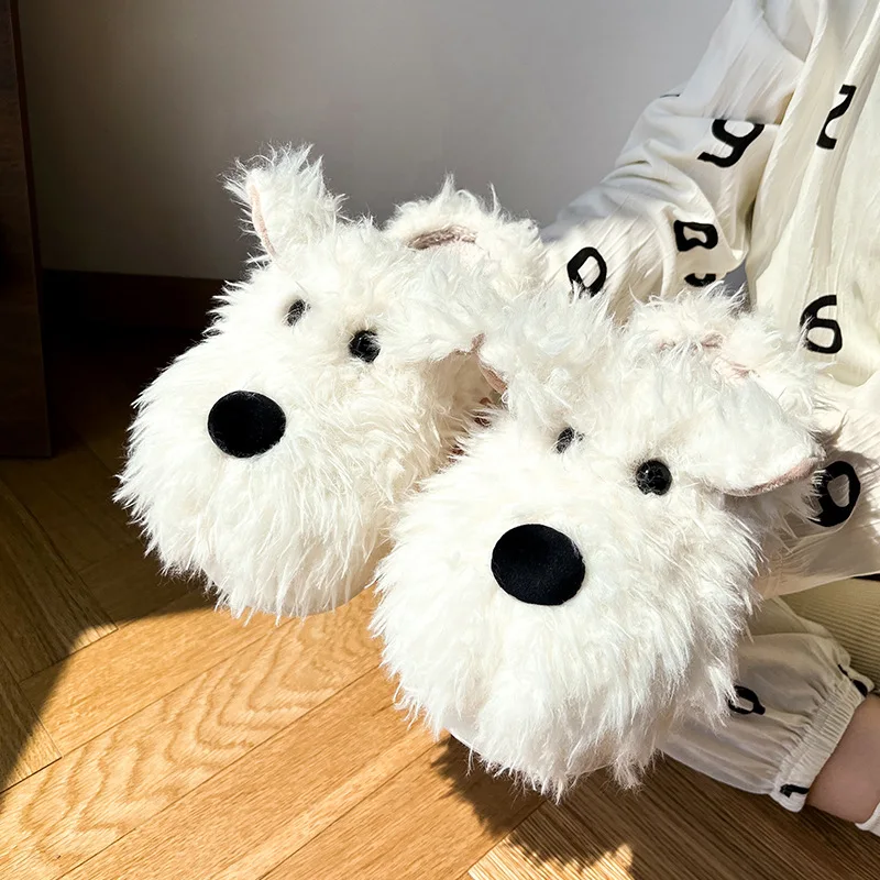 Женские зимние хлопковые тапочки, нескользящая теплая пушистая домашняя обувь, мягкая подошва для собак
Женские зимние хлопковые тапочки, нескользящая теплая пушистая домашняя обувь, мягкая подошва для собак