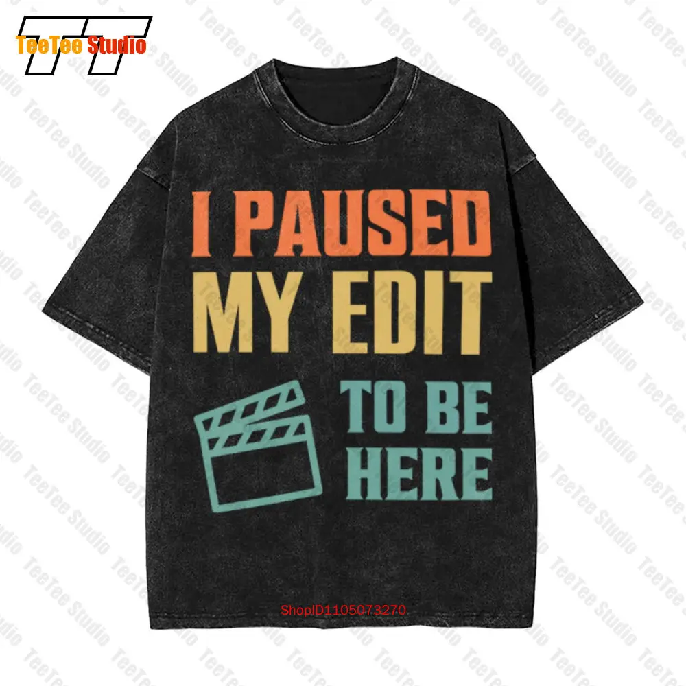 Винтажная футболка большого размера I Paused My Edit To Be Here DOQB
Винтажная футболка большого размера I Paused My Edit To Be Here DOQB