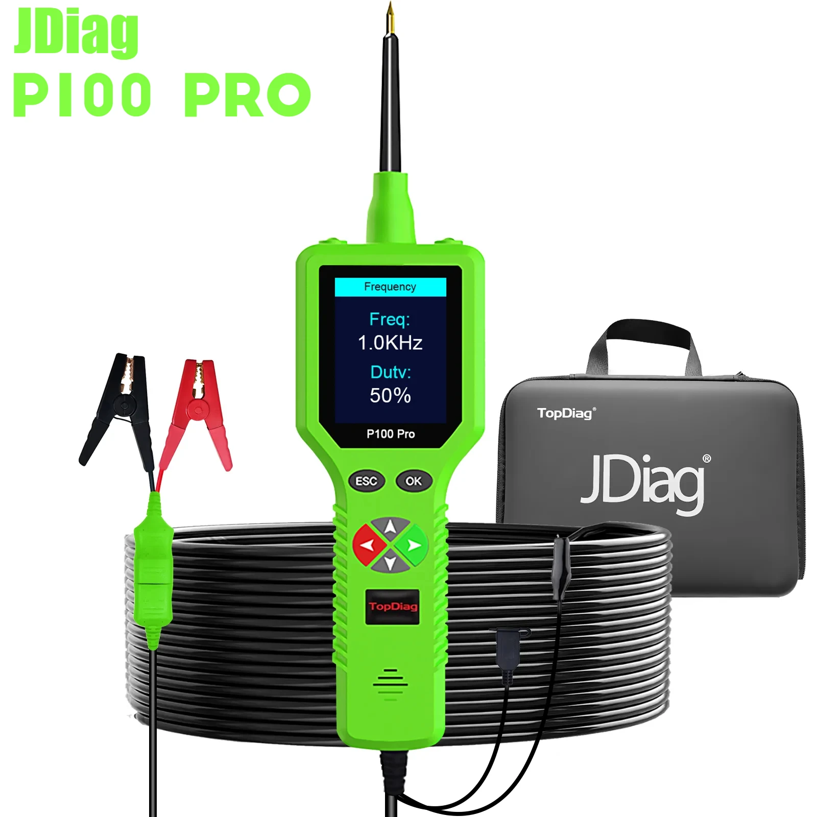 Topdiag P100 Pro Car Diagnostic Scanner Automotive Circuit Tester Vehicle Electric System Intelligent Test Car Diagnostic Tool
Topdiag P100 Pro Car Diagnostic Scanner Automotive Circuit Tester Vehicle Electric System Intelligent Test Car Diagnostic Tool