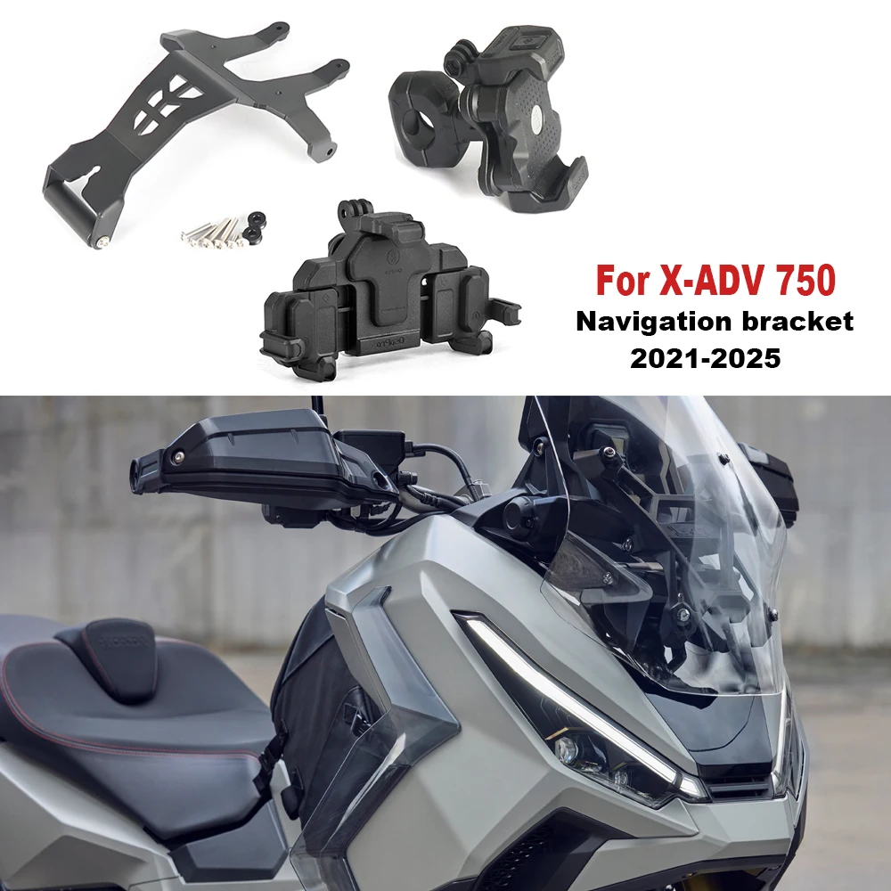 Motorcycle GPS Navigation Plate Bracket Phone Stand Holder For Honda XADV750 X-ADV 750 2021 2022 2023 2024 2025
Motorcycle GPS Navigation Plate Bracket Phone Stand Holder For Honda XADV750 X-ADV 750 2021 2022 2023 2024 2025