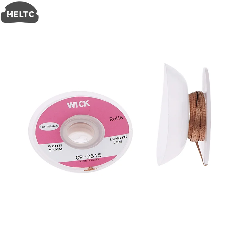2Pcs Pure Copper 1.0/1.5/2.0/2.5MM 1.5M Welding Wires Desoldering Braid Solder Remover Wick Wire Welding Tin Sucker Repair Tool
2Pcs Pure Copper 1.0/1.5/2.0/2.5MM 1.5M Welding Wires Desoldering Braid Solder Remover Wick Wire Welding Tin Sucker Repair Tool