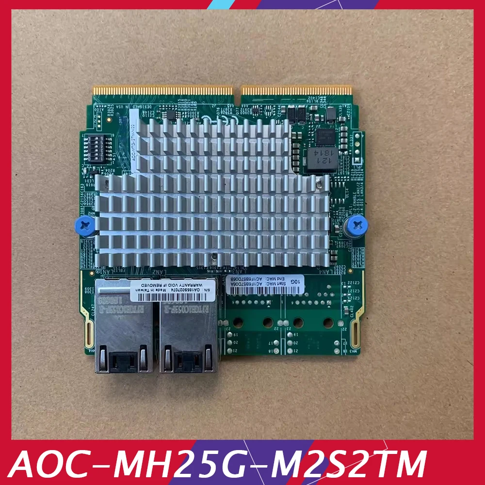 AOC-MH25G-M2S2TM Серверная сетевая микросхема SIOM, двойная оптическая 25 ГБ + двойная электрическая сетевая система 10 ГБ
AOC-MH25G-M2S2TM Серверная сетевая микросхема SIOM, двойная оптическая 25 ГБ + двойная электрическая сетевая система 10 ГБ