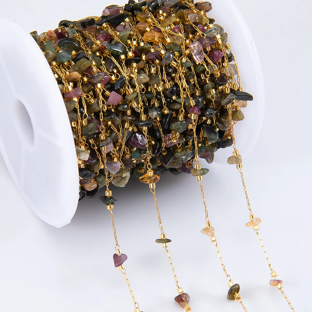 2 метра смешанные натуральные камни ожерелье и браслет DIY комплект нерегулярный камень цепочка из нержавеющей стали аксессуары для изготовления ювелирных изделий
2 метра смешанные натуральные камни ожерелье и браслет DIY комплект нерегулярный камень цепочка из нержавеющей стали аксессуары для изготовления ювелирных изделий