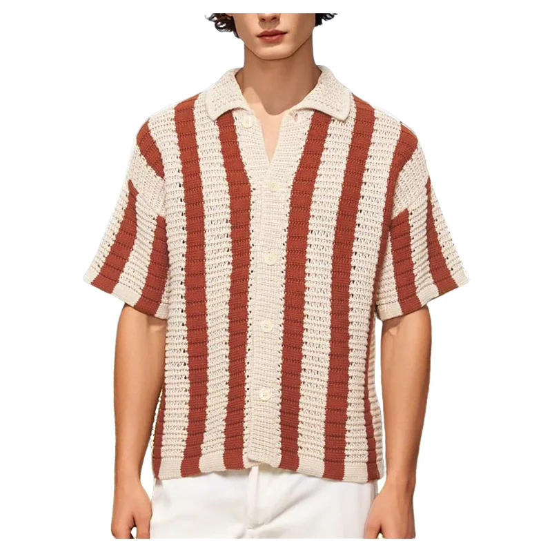 2026 Summer New Knitted Sweater Casual Loose and Comfortable Skin-friendly Breathable Versatile Shirt
2026 Summer New Knitted Sweater Casual Loose and Comfortable Skin-friendly Breathable Versatile Shirt
