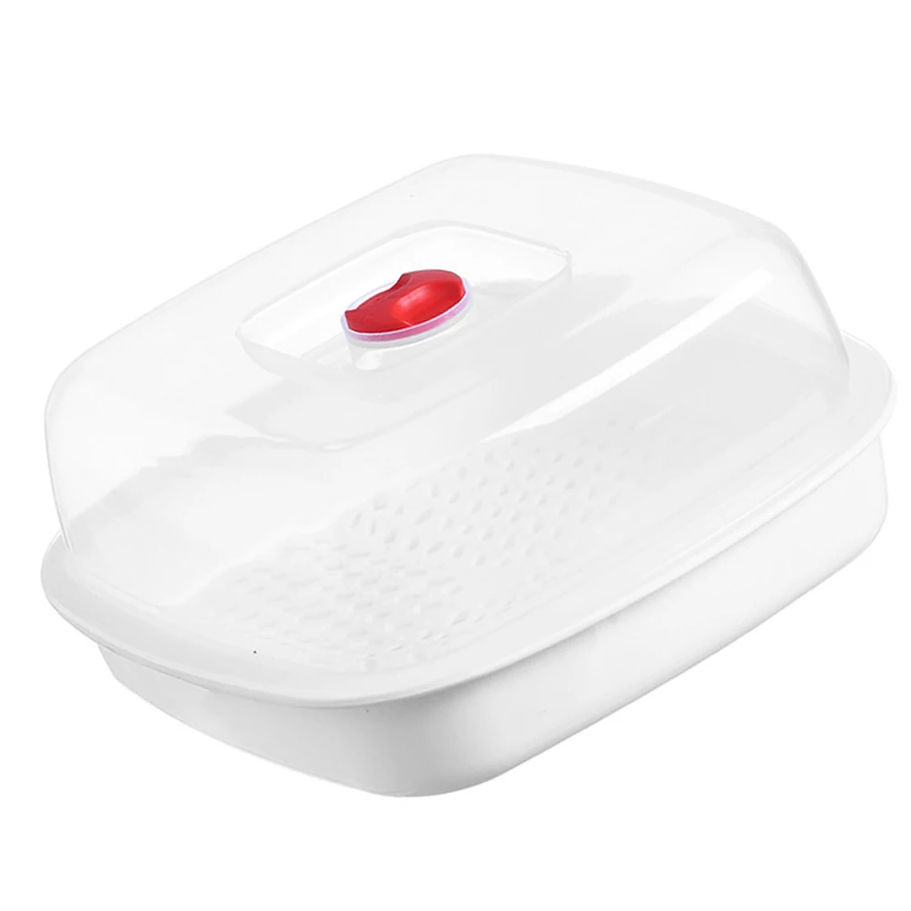 Microwave Steamer Single Layer Square Kitchen Cooking Rice Steamed Fish Dumplings Container Plastic High Temperature Food
Microwave Steamer Single Layer Square Kitchen Cooking Rice Steamed Fish Dumplings Container Plastic High Temperature Food