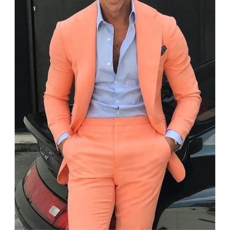 Tailor Made Casual Men Suits 2 Pieces Notched Lapel Slim Fit Formal Business Best Man Groom Wear Costume Homme
Tailor Made Casual Men Suits 2 Pieces Notched Lapel Slim Fit Formal Business Best Man Groom Wear Costume Homme