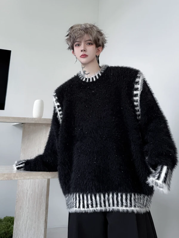 Зимний утепленный вязаный свитер с круглым вырезом, мягкий, свободного кроя, теплый, модный пуловер, однотонный свитшот
Зимний утепленный вязаный свитер с круглым вырезом, мягкий, свободного кроя, теплый, модный пуловер, однотонный свитшот