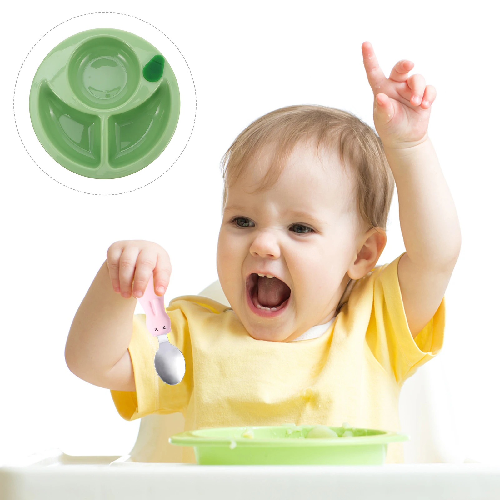 1pc Suction Bowl Anti Compartment Food Tray Insulation Dinner Plate Pp Silicone Material Durable Heat Resistant Food
1pc Suction Bowl Anti Compartment Food Tray Insulation Dinner Plate Pp Silicone Material Durable Heat Resistant Food