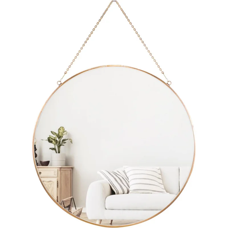 Dahey Circle Wall Decor Small Round Mirror with Hanging Chain for Living Room Bathroom Bedroom ,Gold, 11.75"
Dahey Circle Wall Decor Small Round Mirror with Hanging Chain for Living Room Bathroom Bedroom ,Gold, 11.75"