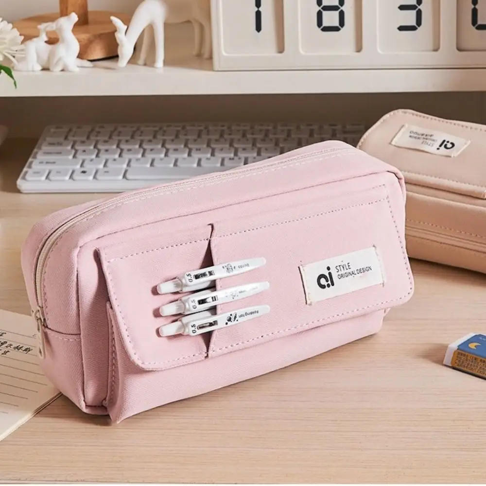Kawaii Large Capacity Student Pencil Case Flip Style Multi-layer Simple Pencil Pouch Morandi Color Canvas Gel Pen Organizer Kids
Kawaii Large Capacity Student Pencil Case Flip Style Multi-layer Simple Pencil Pouch Morandi Color Canvas Gel Pen Organizer Kids