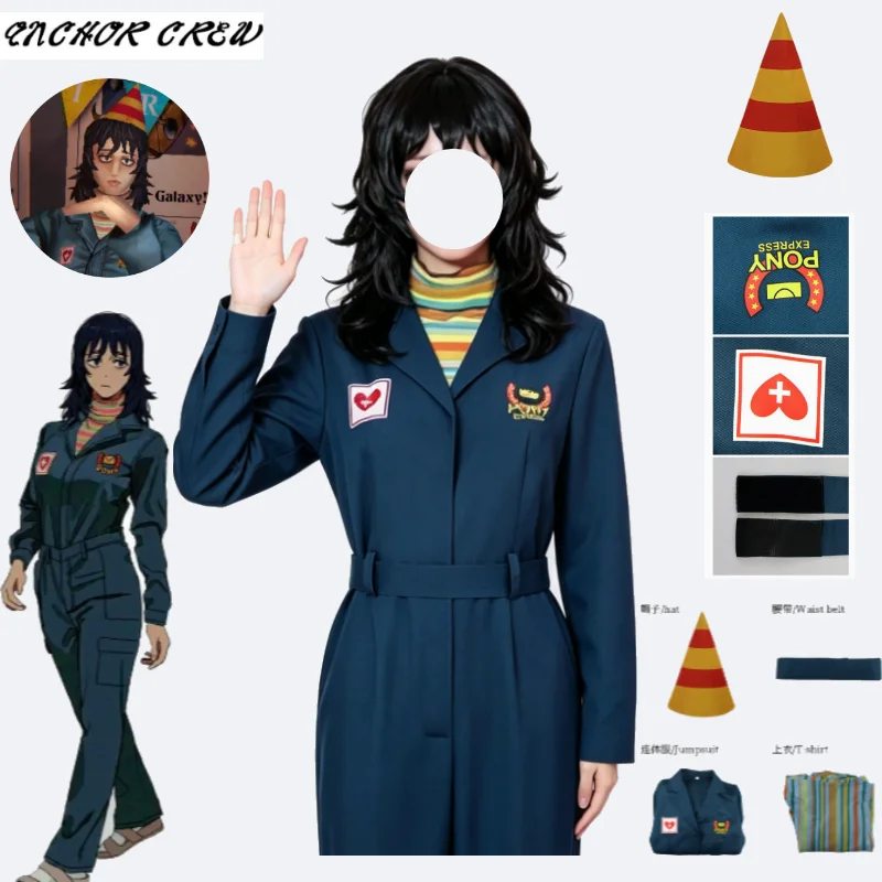 Mouthwashing Cosplay Costume Anya Female Crew Uniform Scary Funny Game Outfit Blue Work Uniform for Halloween Role Play
Mouthwashing Cosplay Costume Anya Female Crew Uniform Scary Funny Game Outfit Blue Work Uniform for Halloween Role Play