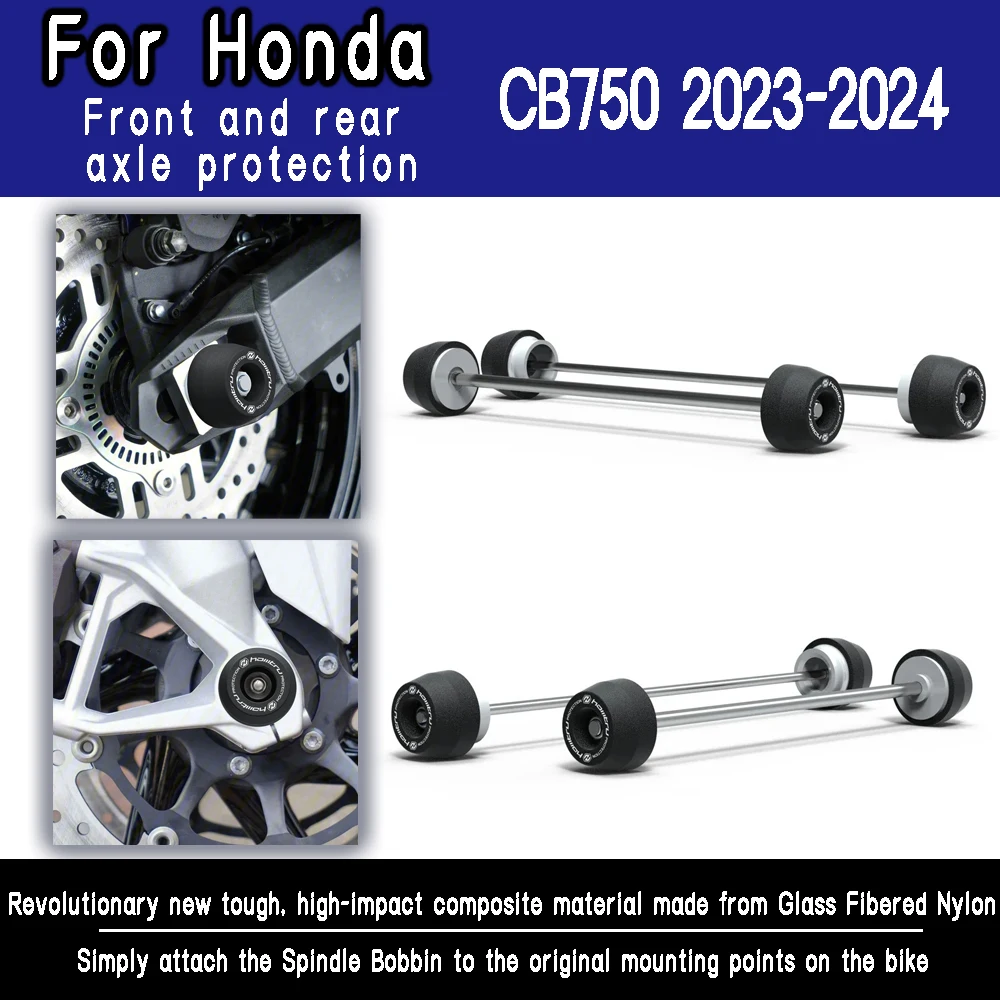For Honda CB750 2023-2024 cb750 Front and rear axle collision protection anti fall device motorcycle accessories
For Honda CB750 2023-2024 cb750 Front and rear axle collision protection anti fall device motorcycle accessories