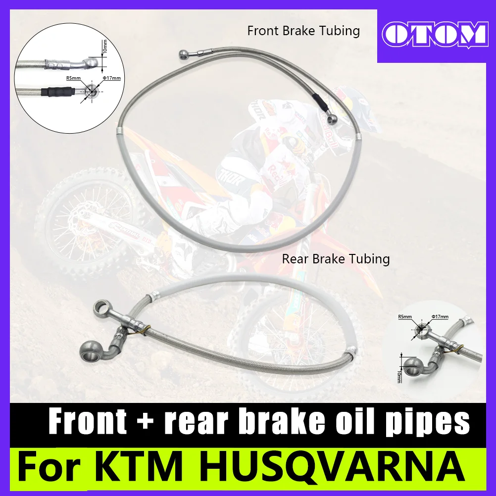 For KTM HUSQVARNA Motocycle Front & Rear Brake Cable Motocross Braided BRAKE HOSE Line EXC 125 250 FC350 FX450 Oil Tube Pipeline
For KTM HUSQVARNA Motocycle Front & Rear Brake Cable Motocross Braided BRAKE HOSE Line EXC 125 250 FC350 FX450 Oil Tube Pipeline