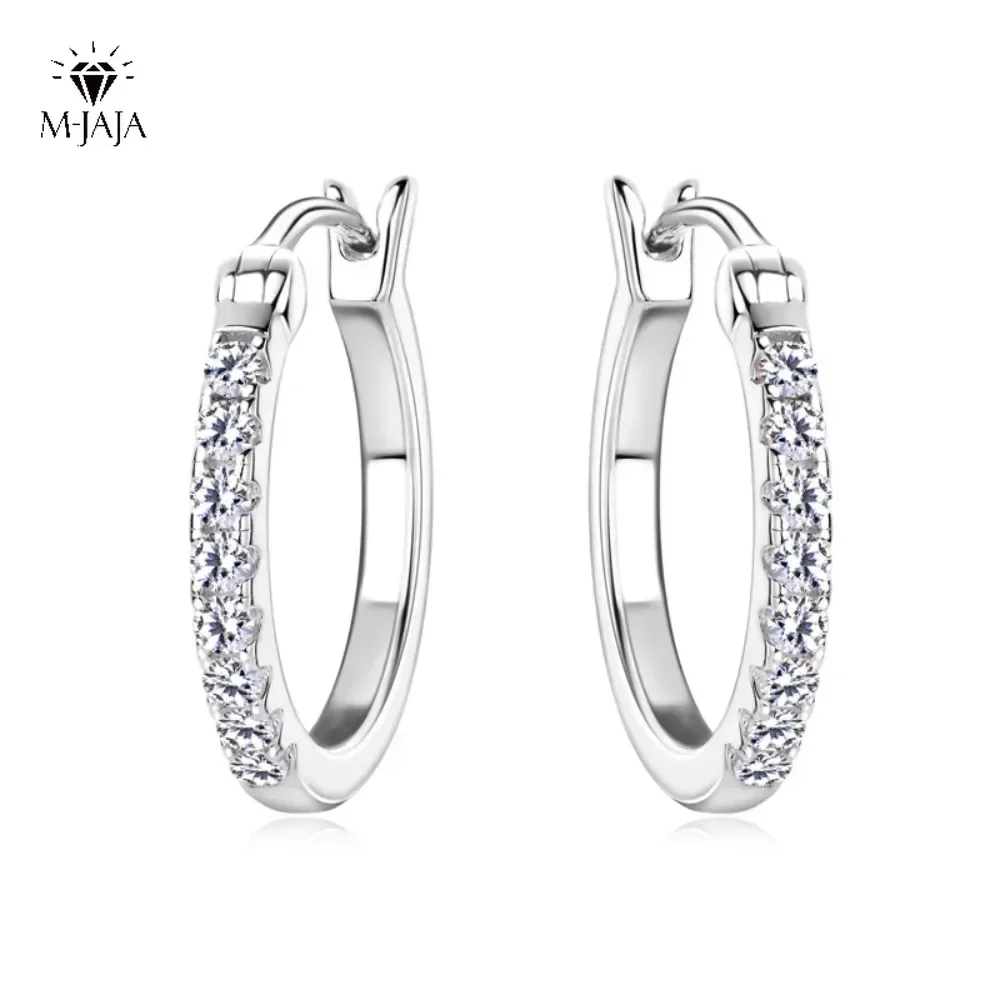 M-JAJA Moissanite Earrings Diamond 19mm Hoop Earrings for Women 18K Gold Plated S925 Sterling Silver Wedding Party Fine Jewelry
M-JAJA Moissanite Earrings Diamond 19mm Hoop Earrings for Women 18K Gold Plated S925 Sterling Silver Wedding Party Fine Jewelry