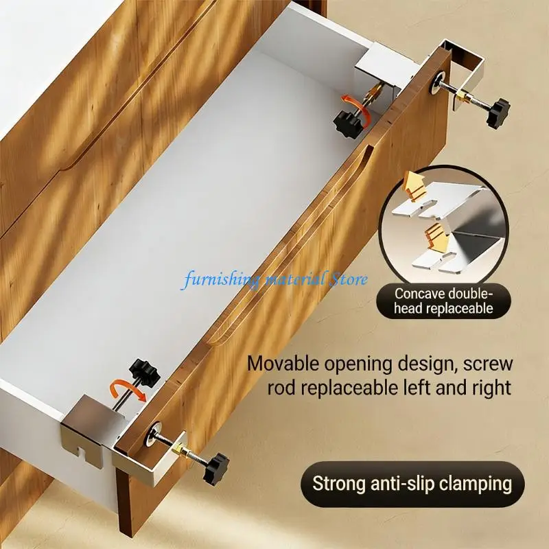 Y5GD Detachable Drawer Panel Clamp Woodworking Installation Fixed Clip Tool
Y5GD Detachable Drawer Panel Clamp Woodworking Installation Fixed Clip Tool