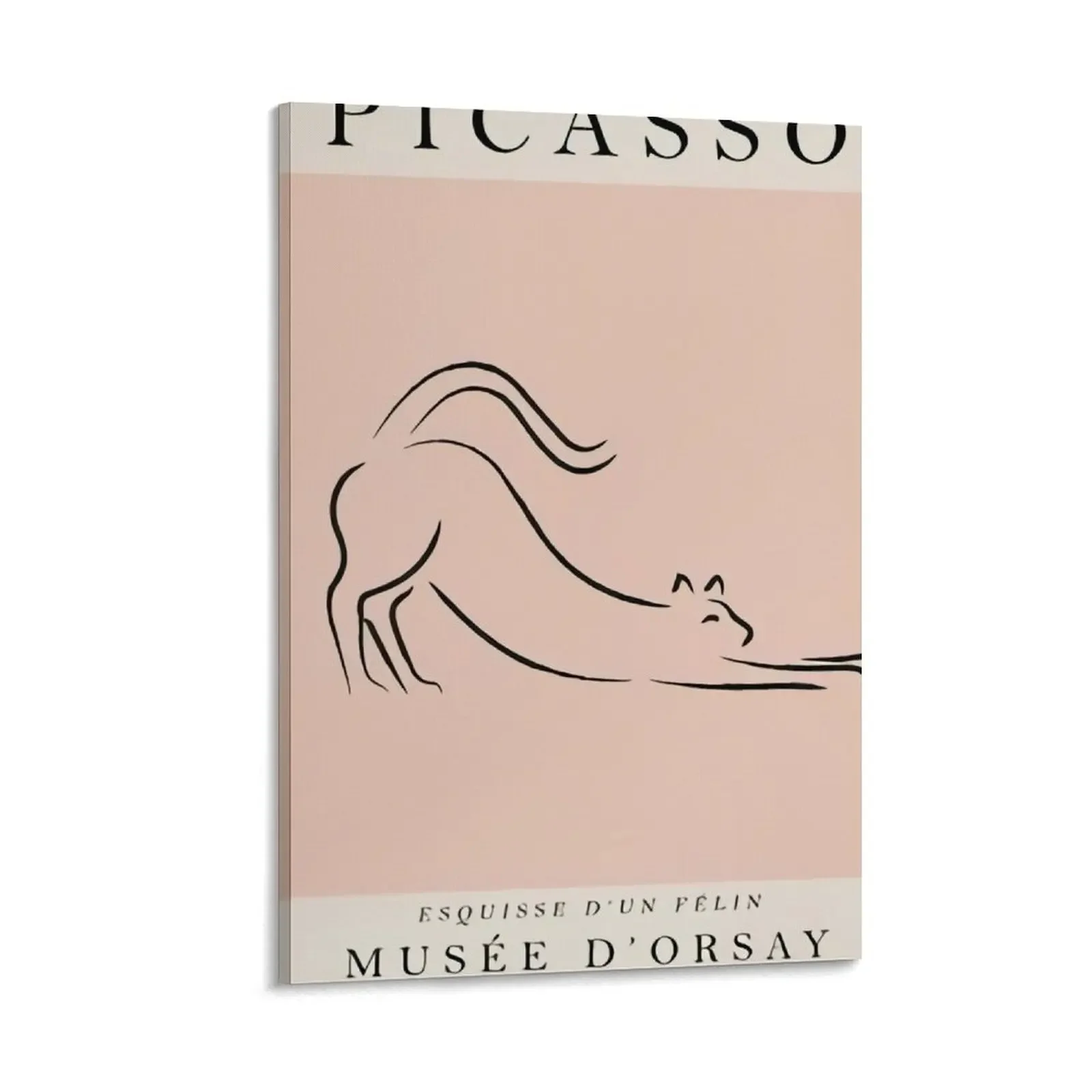 Exhibition Cat Canvas Painting room decors aesthetic canvas wall decoration 
Exhibition Cat Canvas Painting room decors aesthetic canvas wall decoration